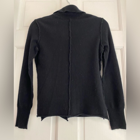 Free People Cashmere Paloma Black Button-Up Cardigan Sweater - Extra Small‎ XS - Picture 3 of 6